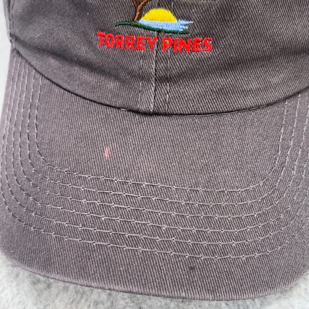 121st U.S. Open Torrey Pines Mens Gray USGA Hat Member Golf Baseball Cap OS